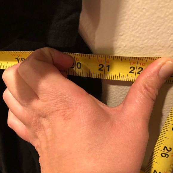 Banana Republic brand black cotton blend long sleeved true wrap dress, size XS - Picture 8 of 8